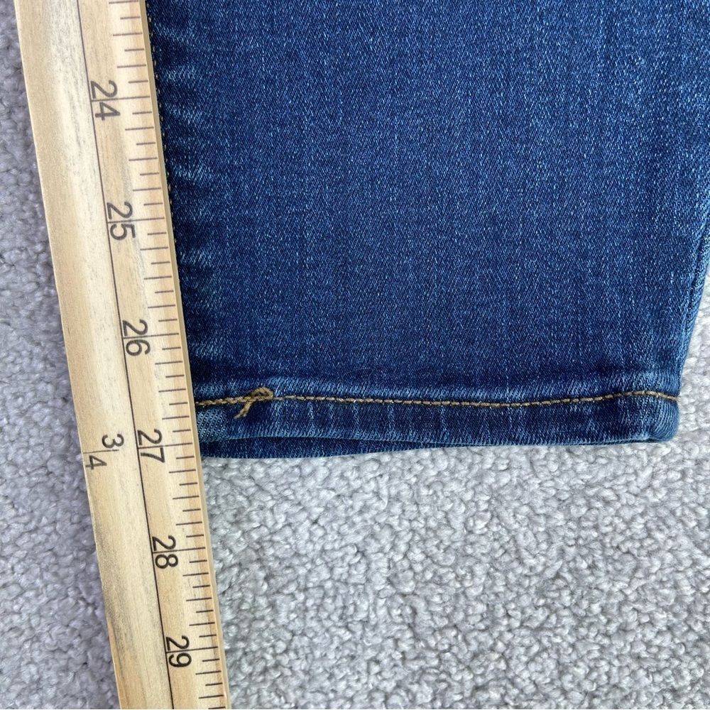 J. Crew Factory Jeans Women's 27 Skinny Mid Rise Dark Wash Denim Preppy - Picture 10 of 12
